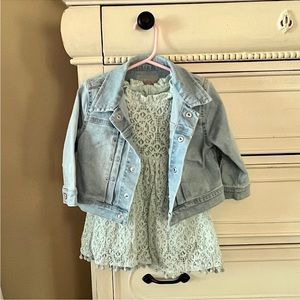 Toddler Outfit w/*Gymboree* Jean Jacket & Dress